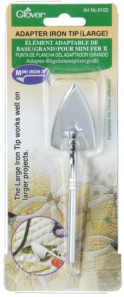 Pointe large pour fer Clover 9103 - Idéal pour le travail et l'artisanat