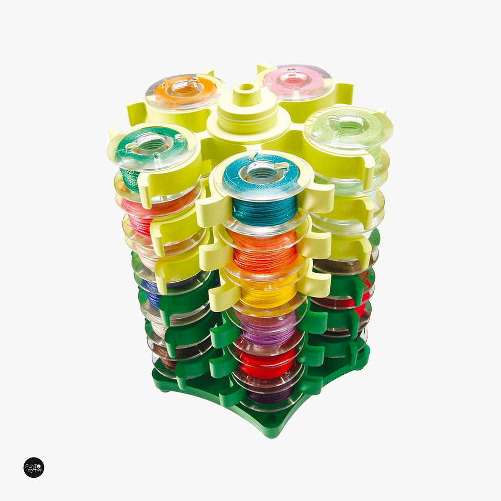 Organizador de Canillas Clover 9508: Orden y Practicidad para tus Hilos de Costura