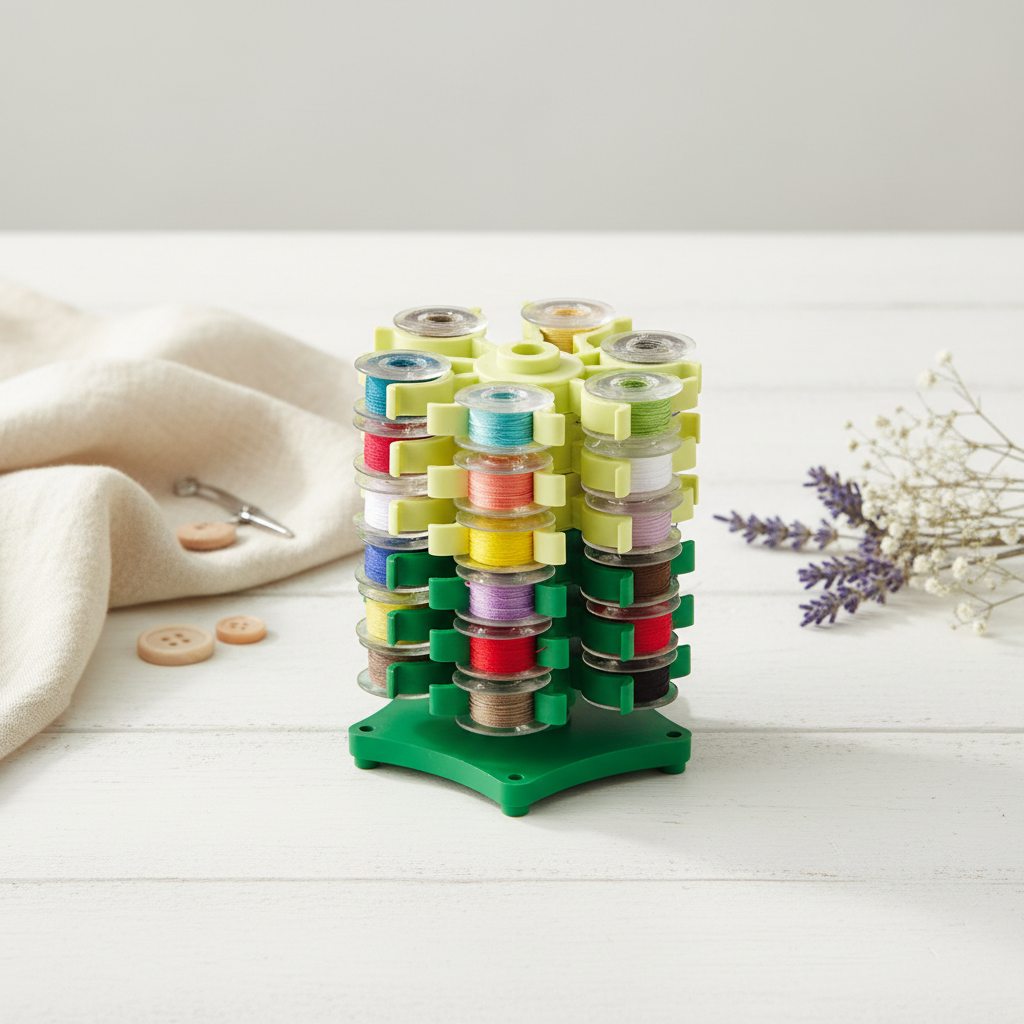 Organizador de Canillas Clover 9508: Orden y Practicidad para tus Hilos de Costura