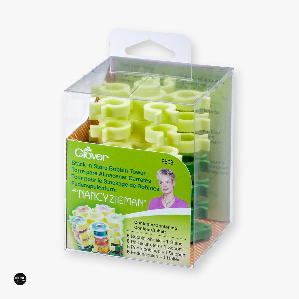 Organizador de Canillas Clover 9508: Orden y Practicidad para tus Hilos de Costura