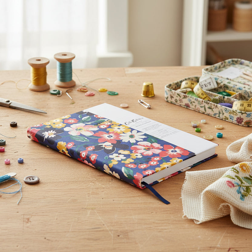 Planificador Diario Flores Otoño Azul Brillante Ohh Deer