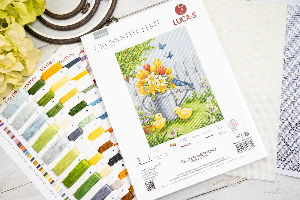 Kit punto de cruz Luca-S Easter Harmony BU5106