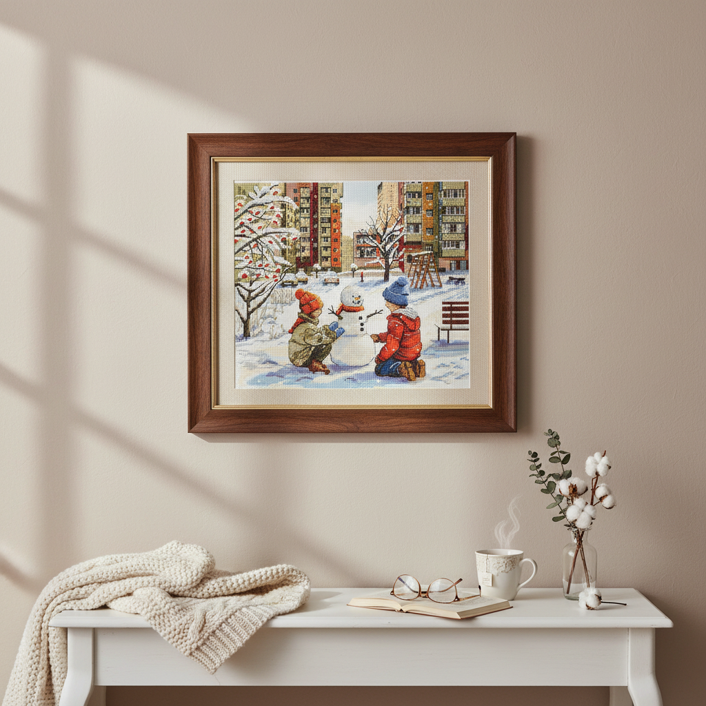 Kit de punto de cruz Patio de la infancia – Andriana SAND-47