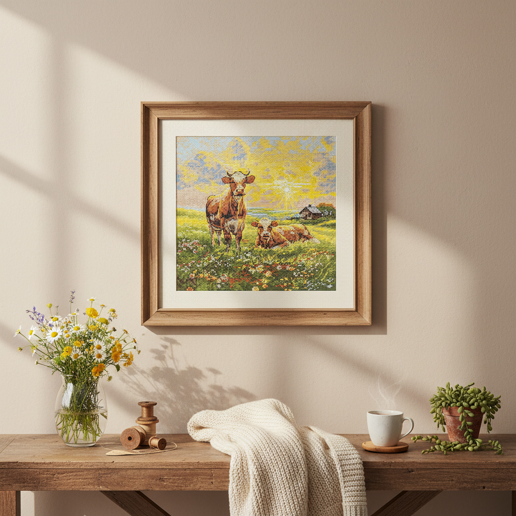 Kit de punto de cruz En el prado – Andriana SANN-39