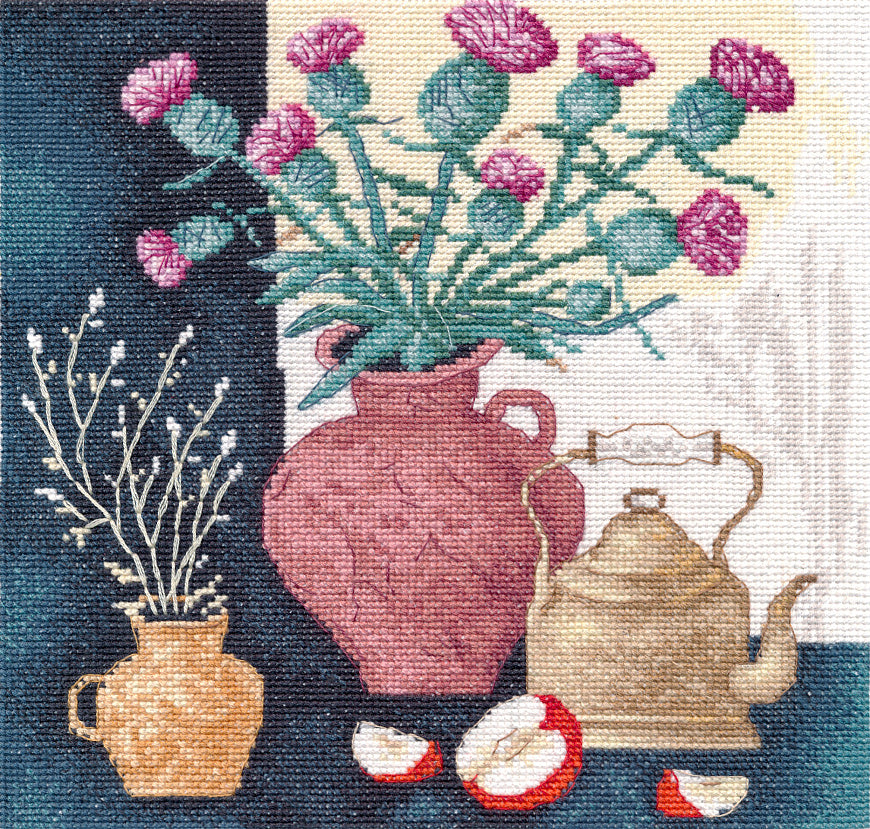 Kit de punto de cruz Autumn Motifs 2 Oven S1705 – Naturaleza muerta otoñal Aida 16