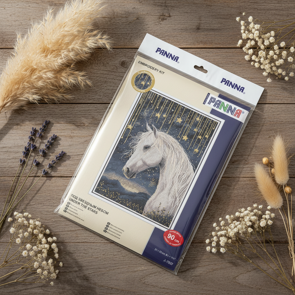 PANNA Cross Stitch Kit “Under the Starry Sky” PJ-7537
