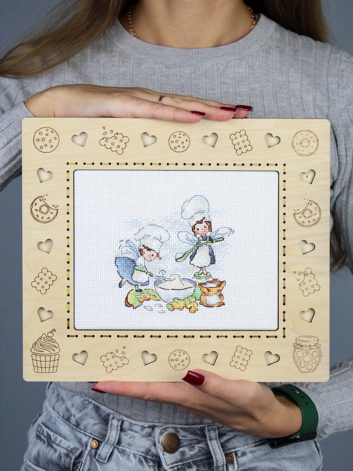 Kit de punto de cruz MP Studia “Magia en la cocina” SM-983