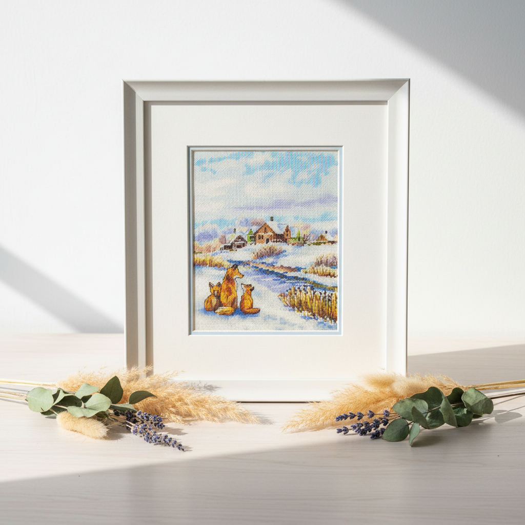 Kit de point de croix MP Studia « Famille rousse » SNV-933