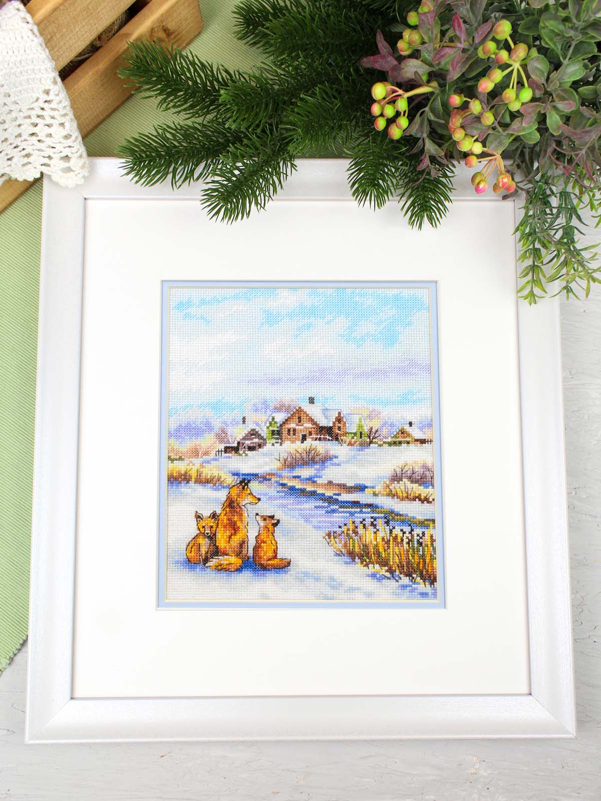 Kit de point de croix MP Studia « Famille rousse » SNV-933