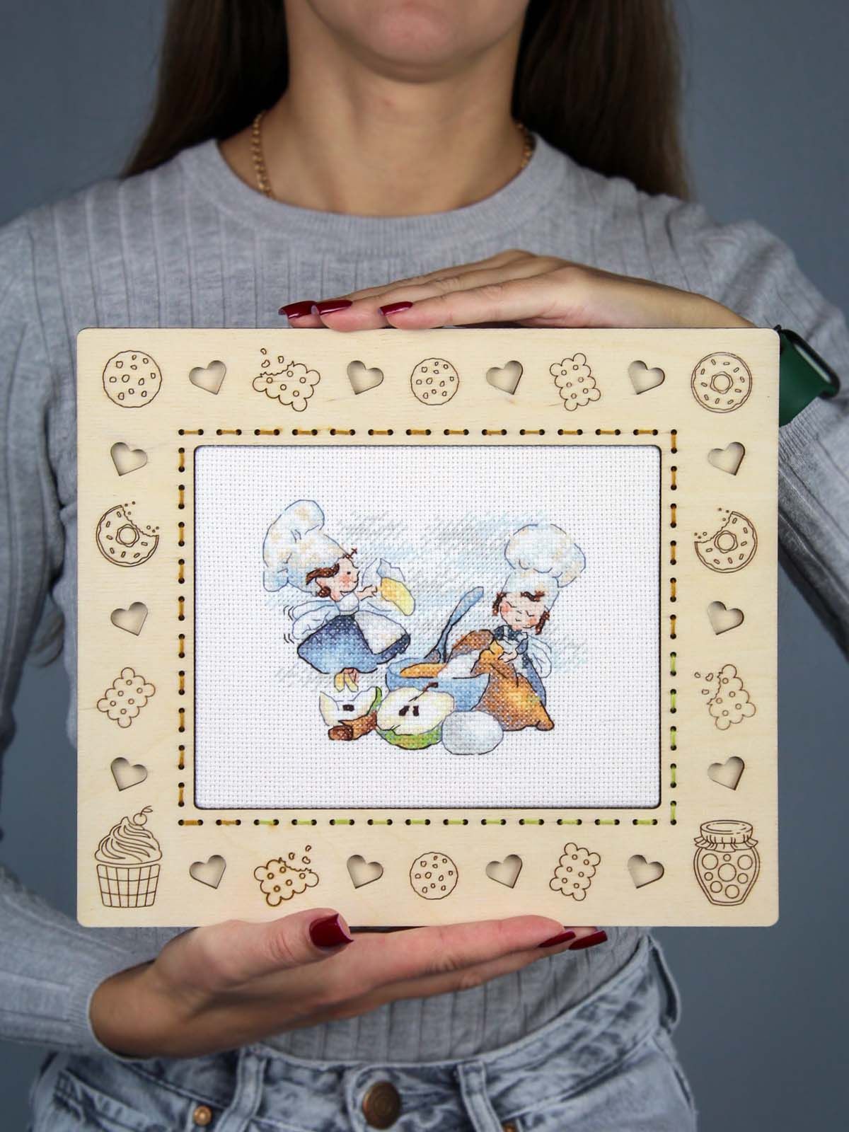 Kit de punto de cruz MP Studia “Chefs expertos” SM-982