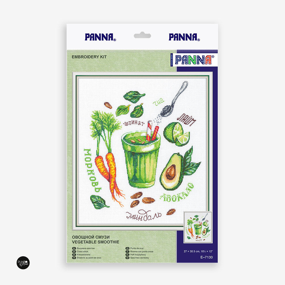 Batido de verduras - Panna E-7130 - Kit de punto de cruz