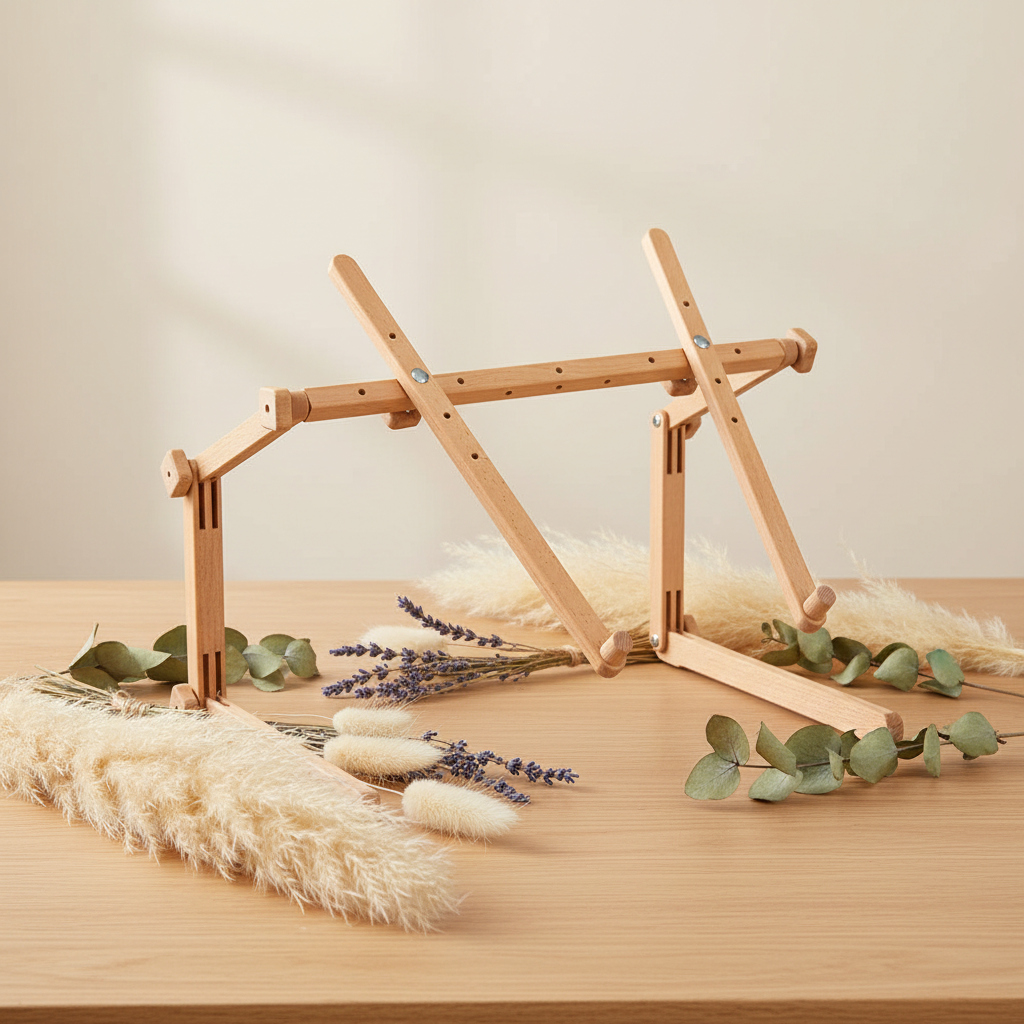 Luca-S Frame Easel for Cross Stitch - Multipurpose and Oak Wood