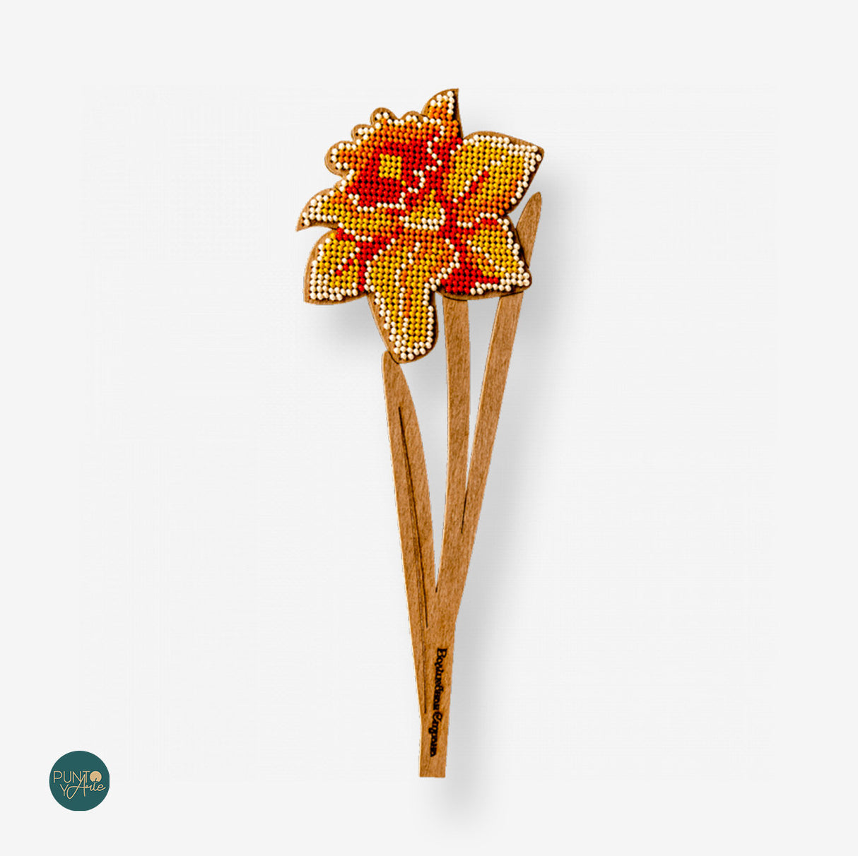 FLK-199 Narcisse - Kit avec perles - Bois