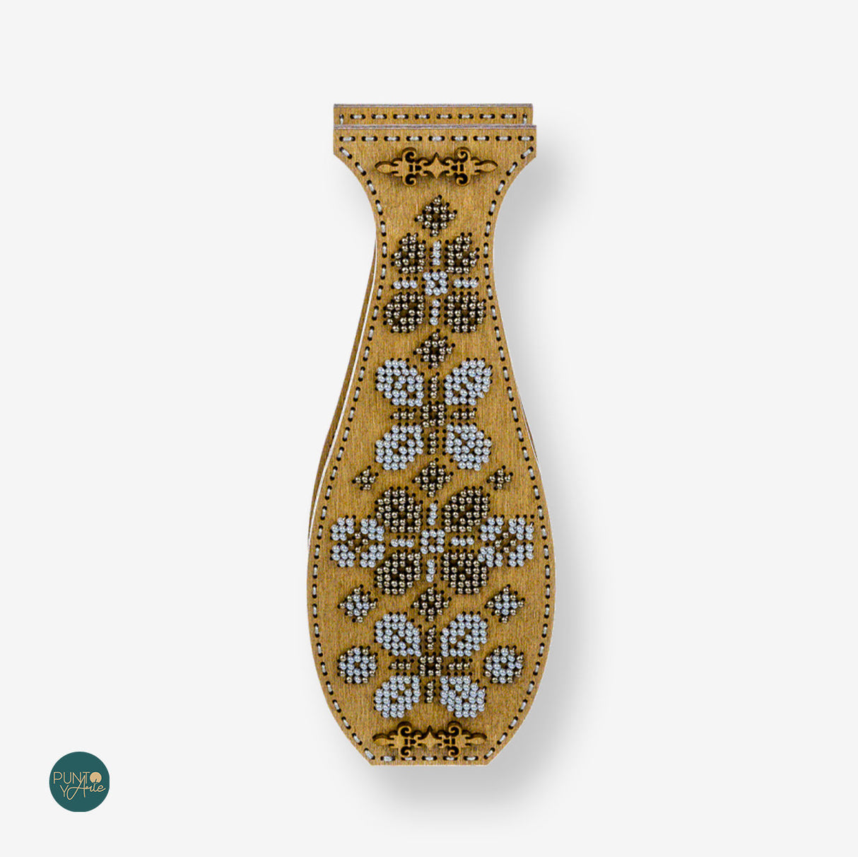 FLK-351 Vase - Kit avec Perles - Bois