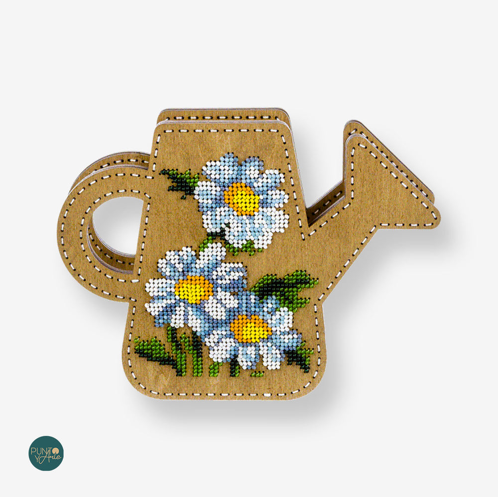 FLK-352 Vase - Kit avec Perles - Bois