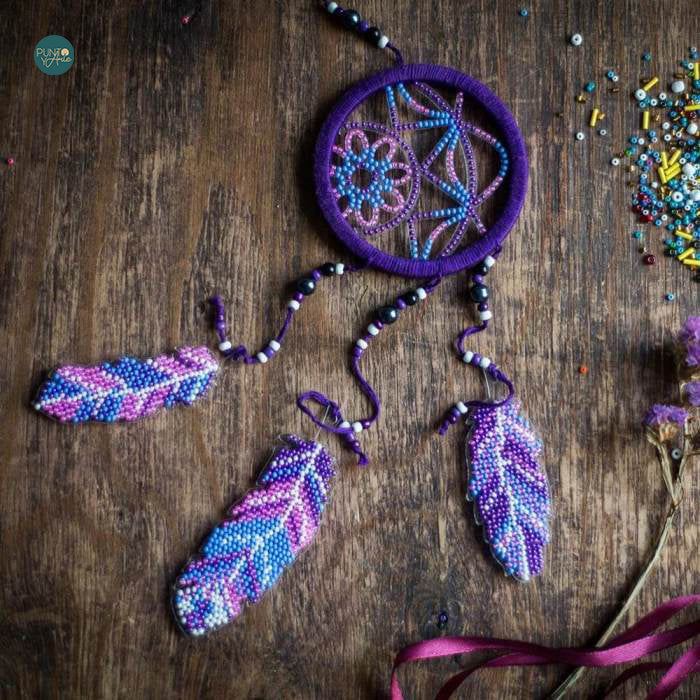 FLPL-025 Attrape-rêves - Kit avec perles