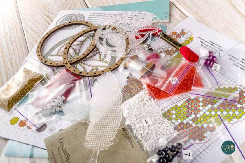 FLPL-025 Attrape-rêves - Kit avec perles