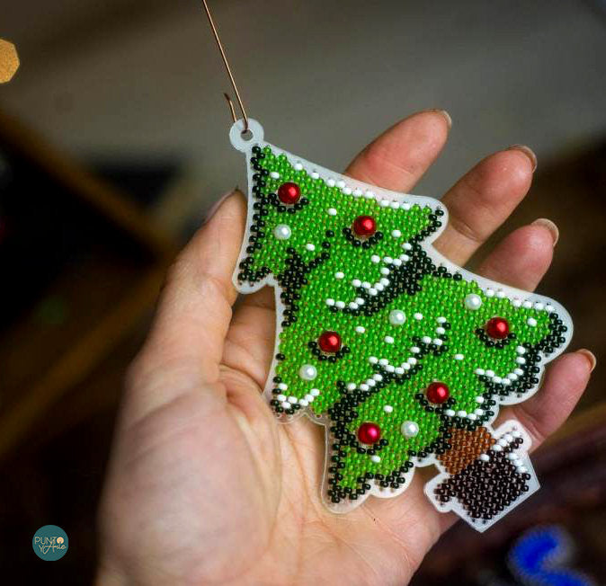 FLPL-051 Árbol de Navidad - Kit con Abalorios