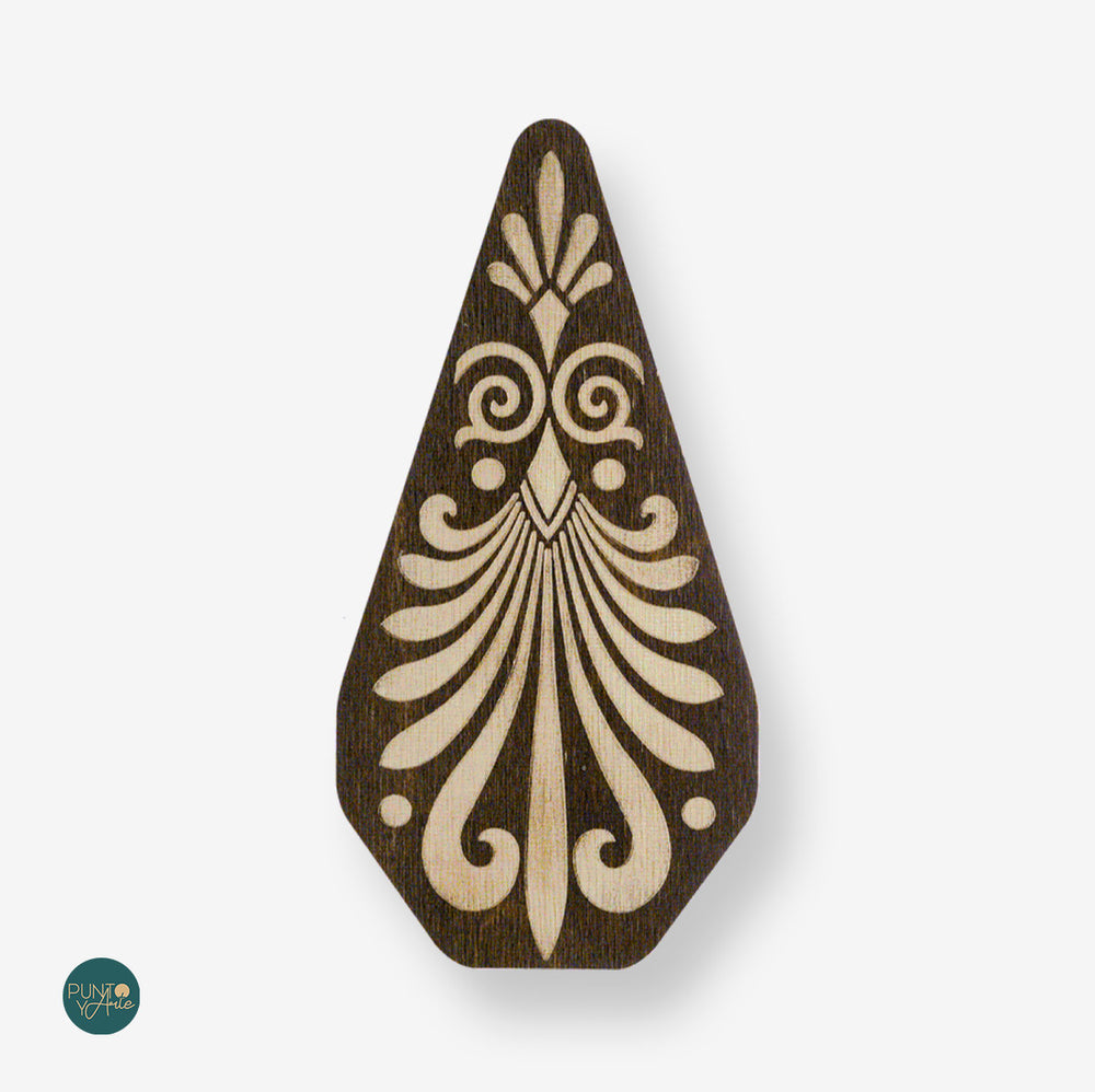 Estuche Elegante 'Motivos Clásicos' FLZB(N)-021 para Tijeras de Bordar - Wonderland Crafts