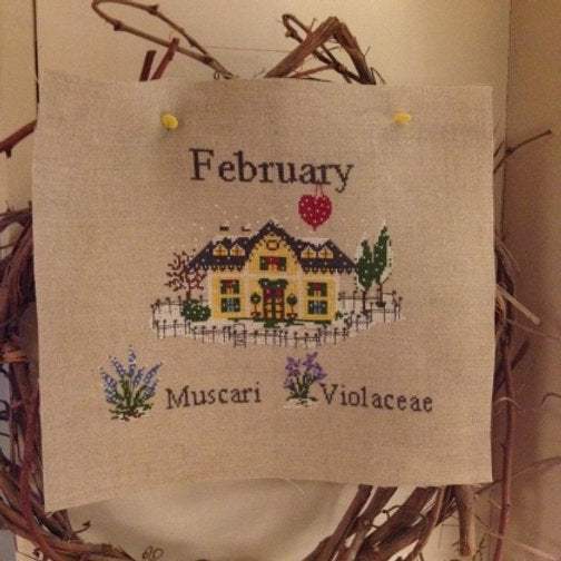 February - Lilli Violette - Cross Stitch Chart