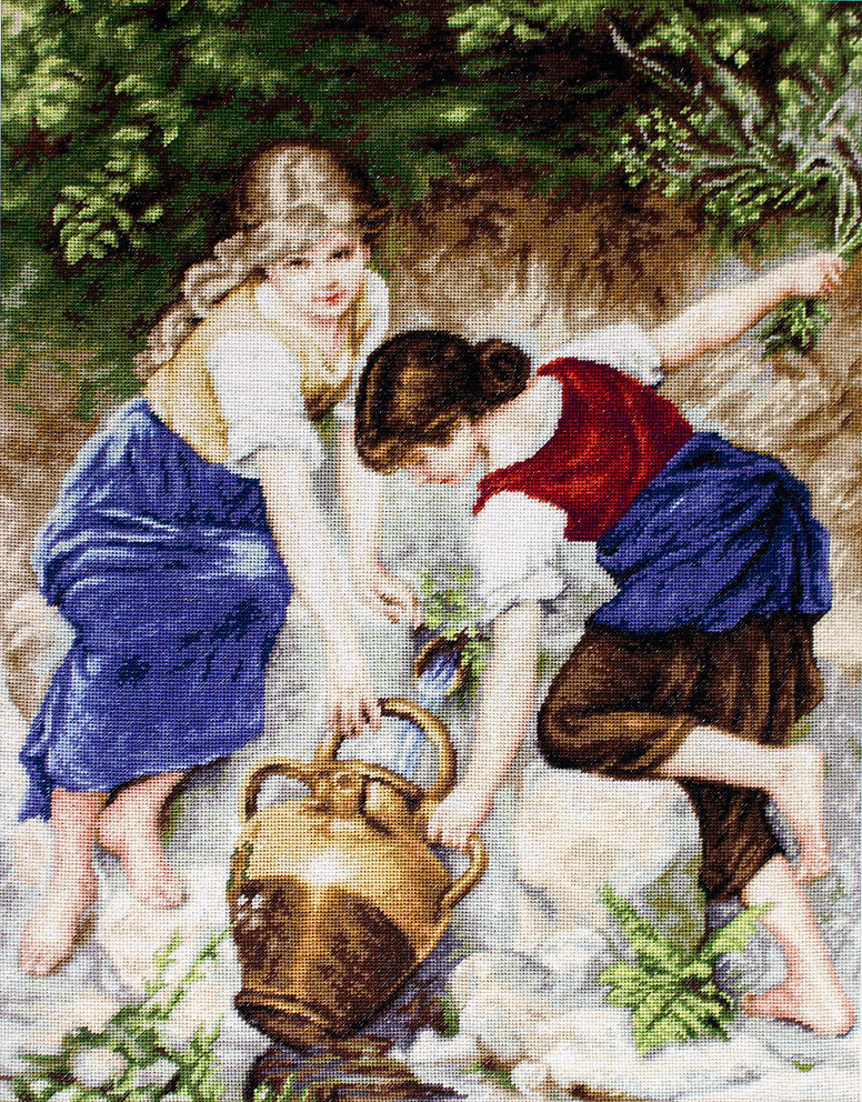 G564 À la Fontaine - Luca-S - Trousse Petit Point