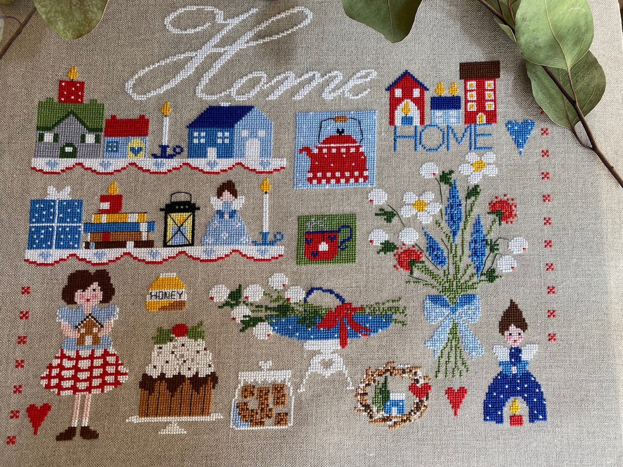Home. House - Lilli Violette - Cross Stitch Chart