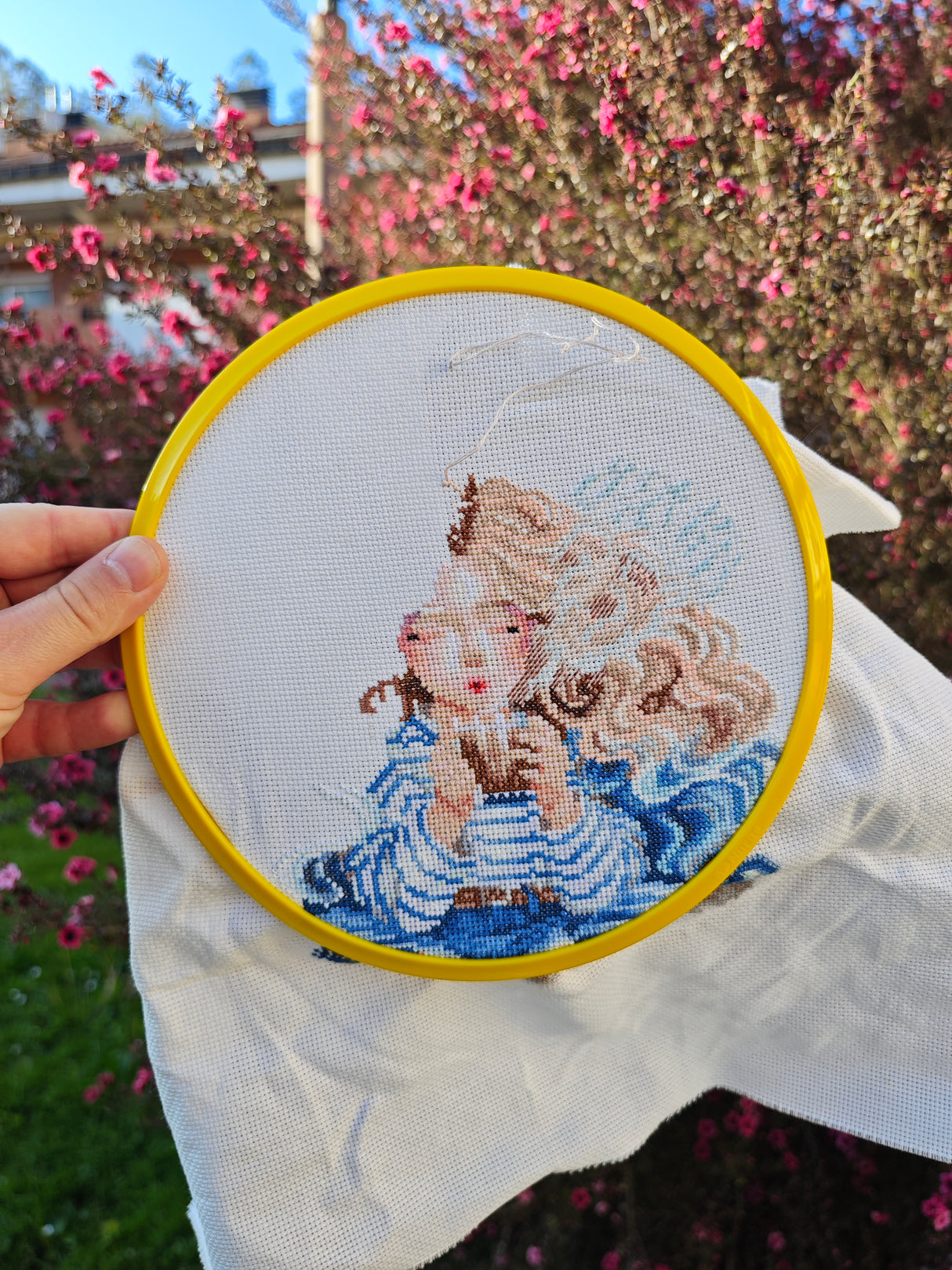 Kit de point de croix - Stitch and Art P025 - Délices d'un après-midi tranquille