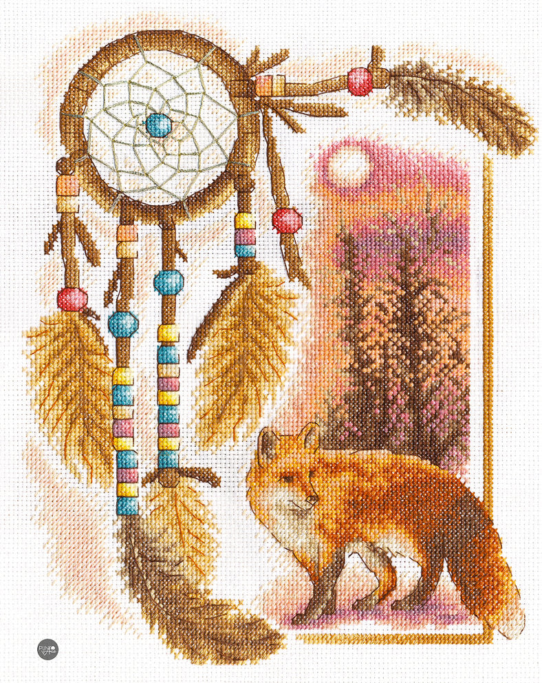 Dreamcatcher - Panna - Kit de punto de cruz J-0627
