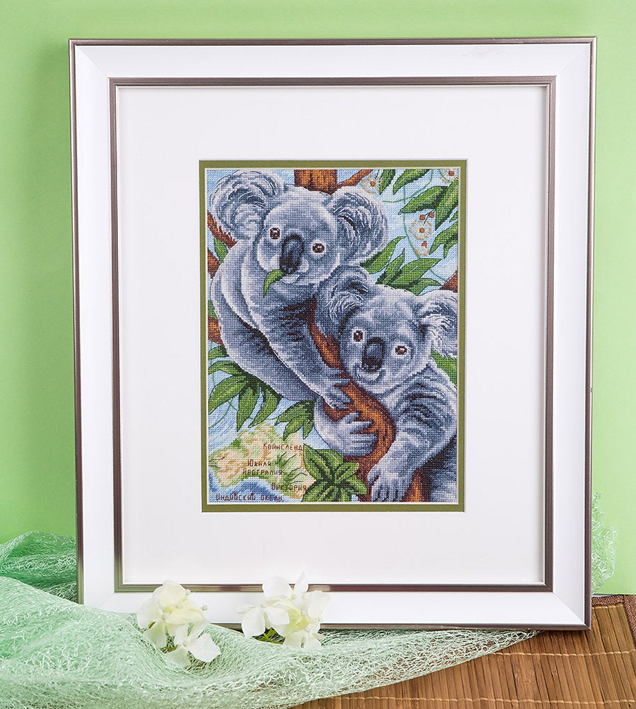 Koalas mullidas - Panna - Kit de punto de cruz J-1927