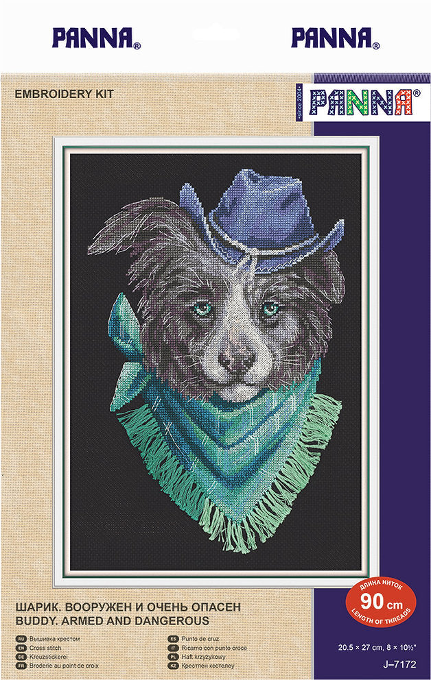 Buddy. Armed and Dangerous - J-7172 Panna - Cross Stitch Kit
