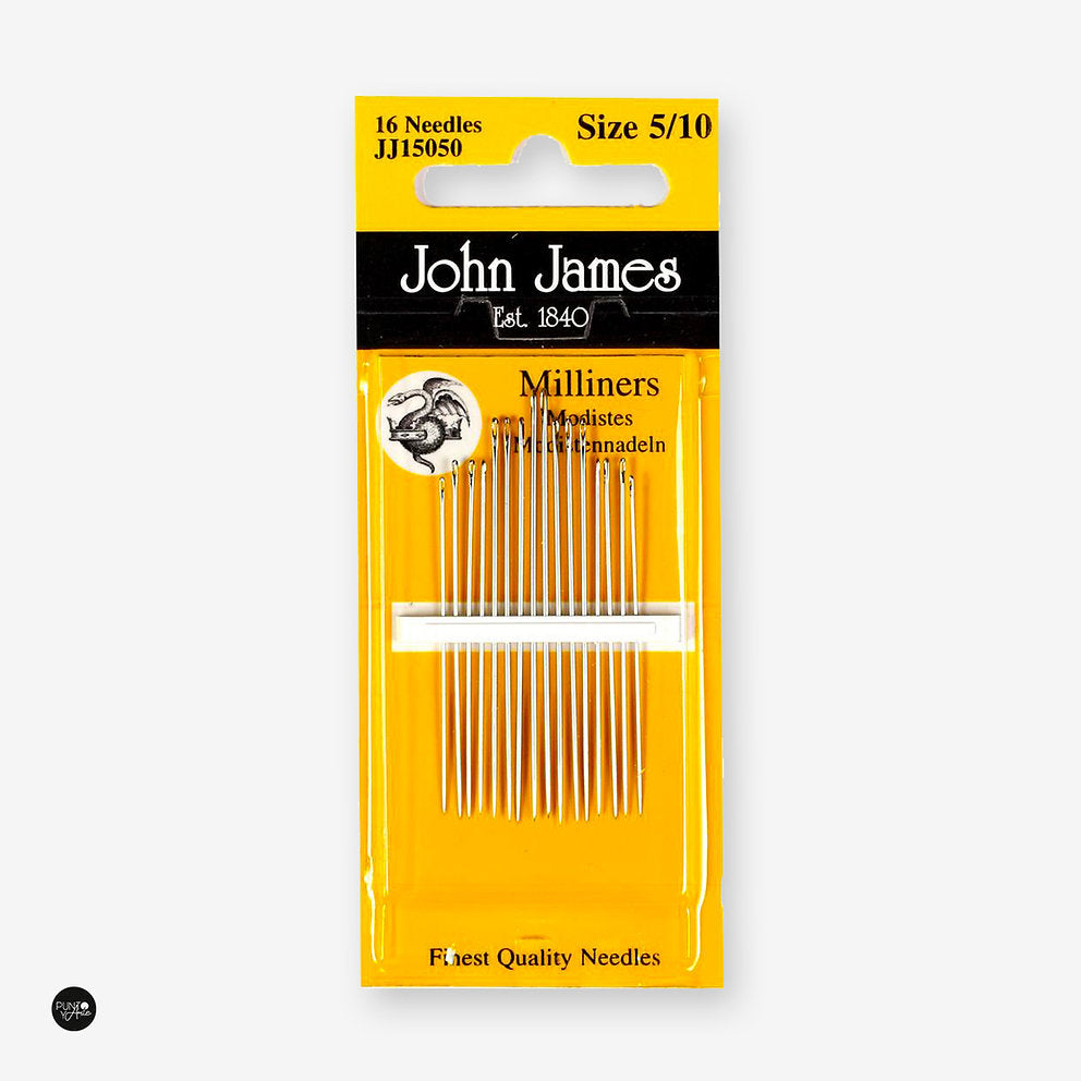 John James Milliners Moda Ensemble d'aiguilles, taille 5/10 JJ15050E