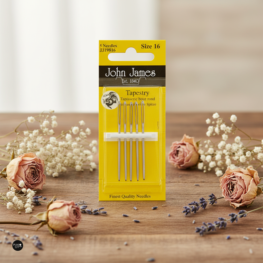 Aiguilles Half Knit N°16 - John James JJ19816 : L'outil parfait pour vos projets Half Knit