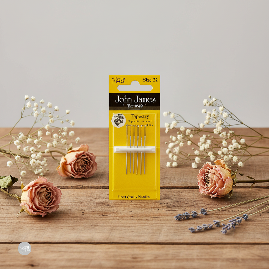 Tapestry Needles N°22 - John James JJ19822: Quality and Precision in Embroidery