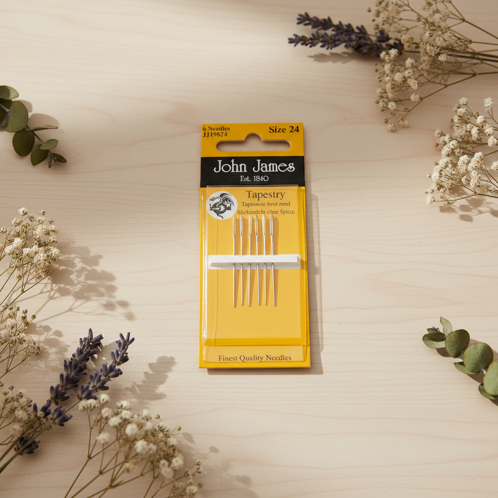 Tapestry Needles - Nr.24 - John James JJ19824: Precision and Quality in Embroidery