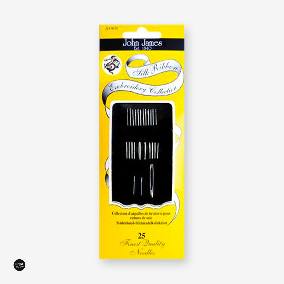 Set de Agujas Silk Ribbon John James - JJ47010E: Una Gama Completa para el Bordado Creativo