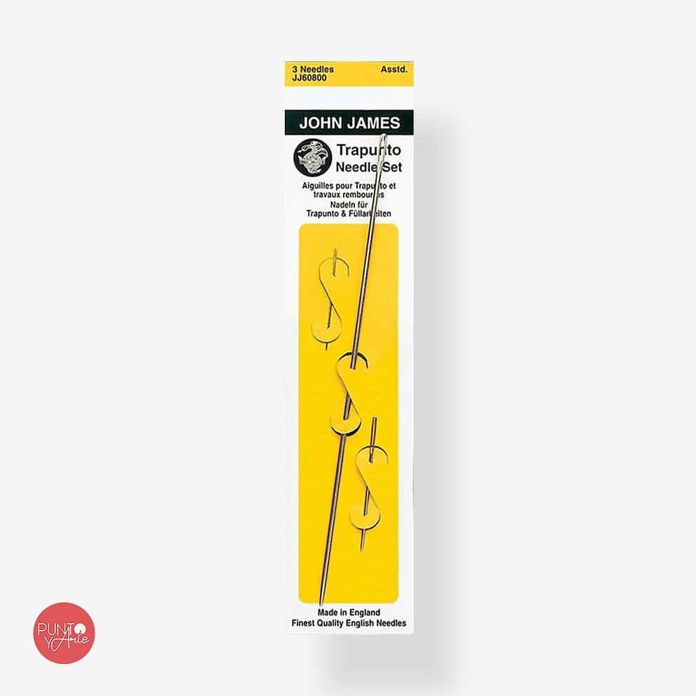 Aiguilles pour broderie avec rubans et Trapunto - John James JJ60800 : Améliorez votre broderie avec des détails exquis