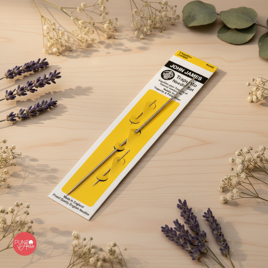 Agujas para Bordar con Cintas y Trapunto - John James JJ60800: Realza tus Bordados con Detalles Exquisitos