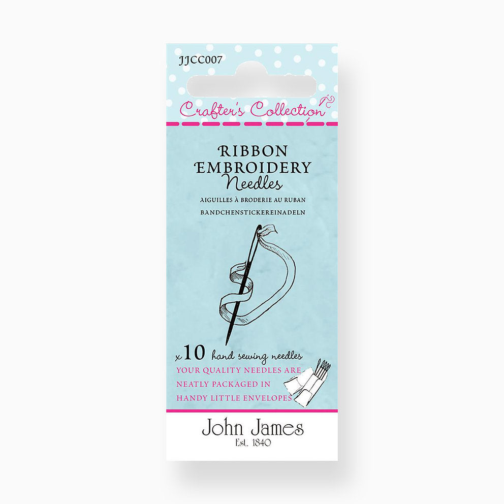 Ribbon Embroidery Needle Collection - John James JJCC007: Complete your Ribbon Embroidery