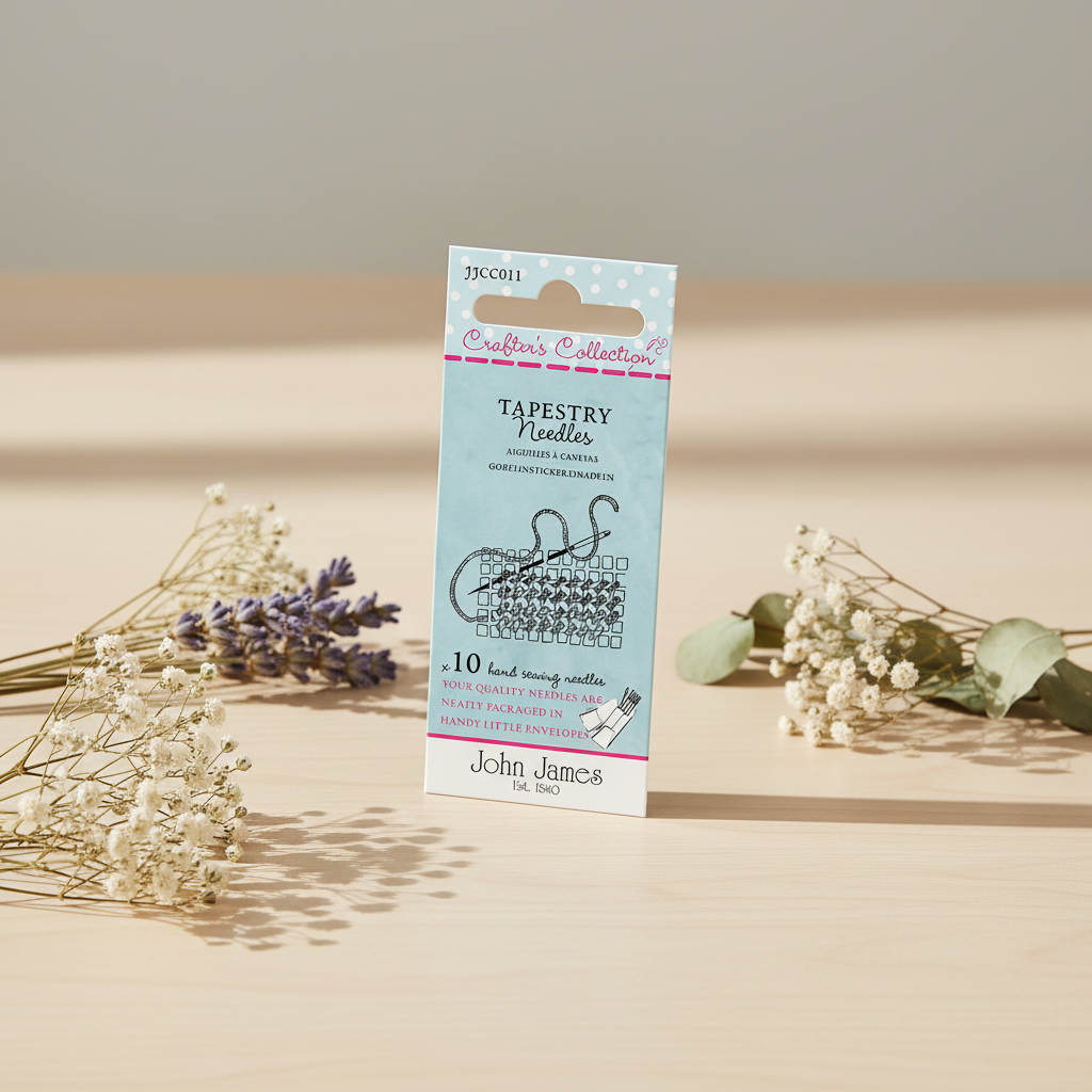 Half Point Needles N°18-22 - John James JJCC011: Essential Tools for your Half Point Projects