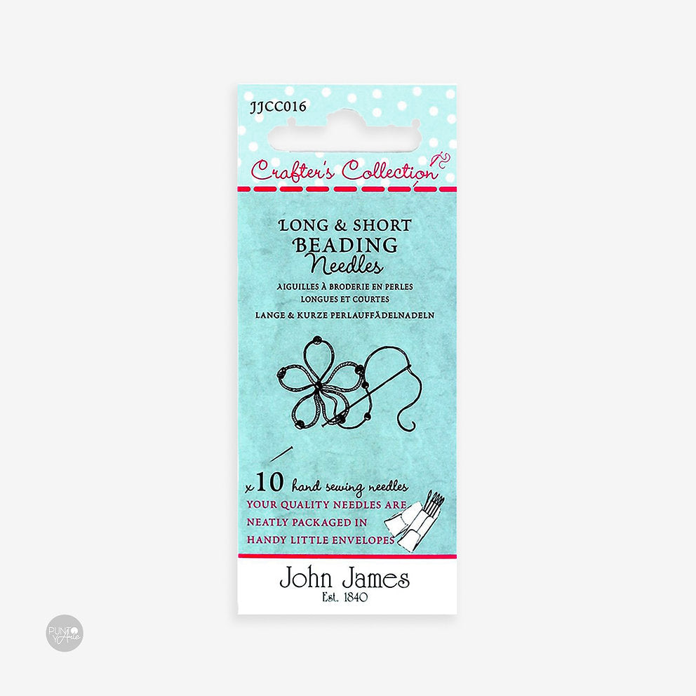 Agujas para Abalorios Largas y Cortas - John James JJCC016: Versatilidad y Precisión en el Mundo de las Cuentas