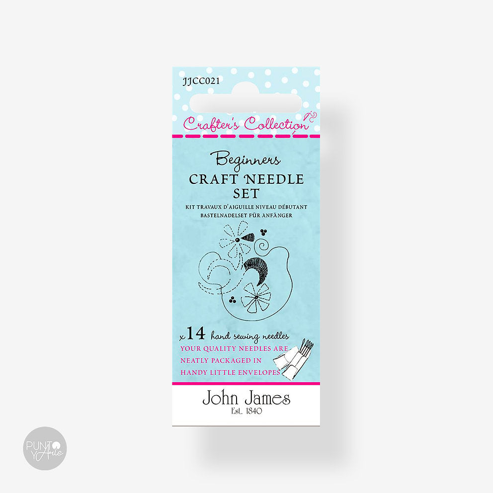 Ensemble d'aiguilles pour débutants - John James JJCC021 : Commencez votre aventure en broderie, quilting et point de croix