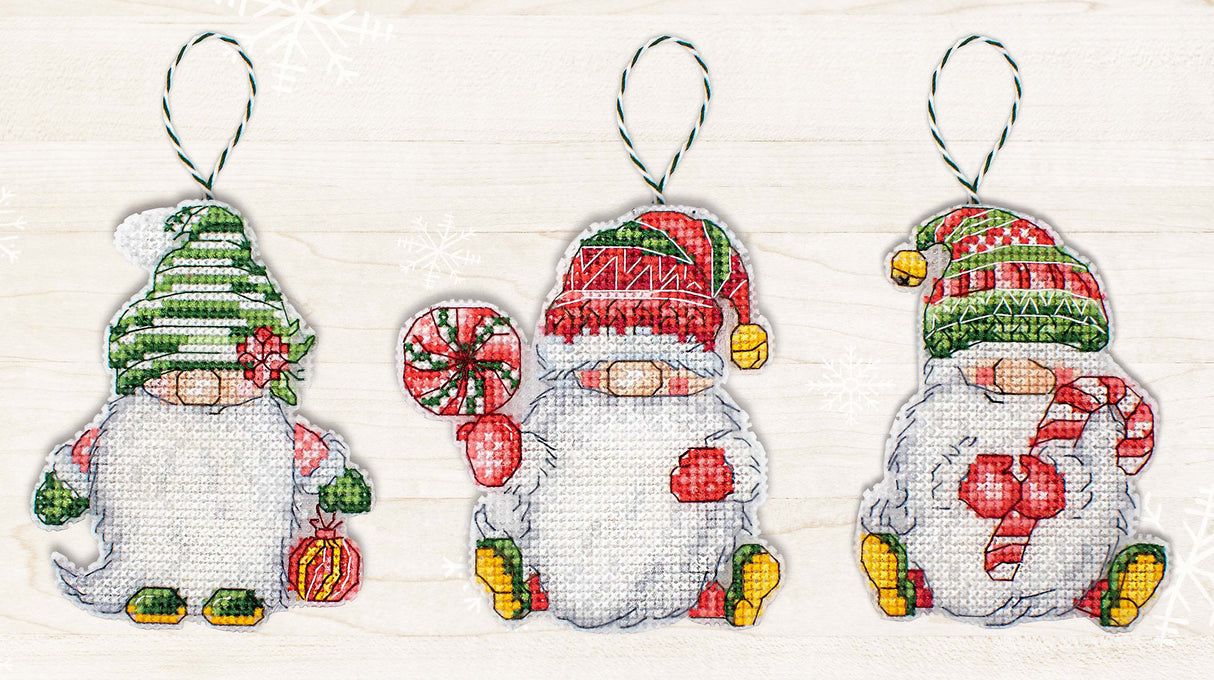 Christmas Gnomes - JK030 Luca-S - Cross Stitch Kit