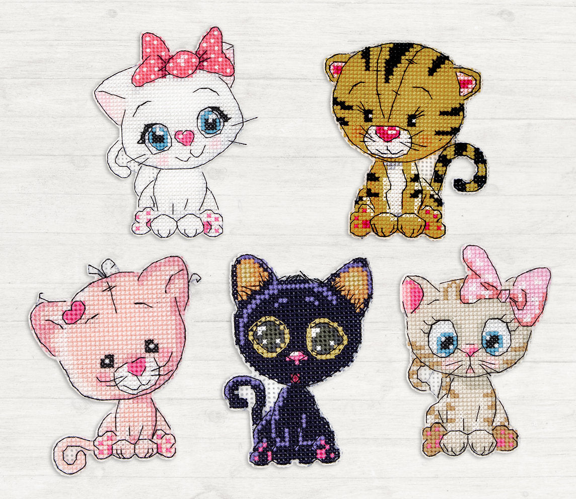 Kittens - JK033 Luca-S - Cross Stitch Kit