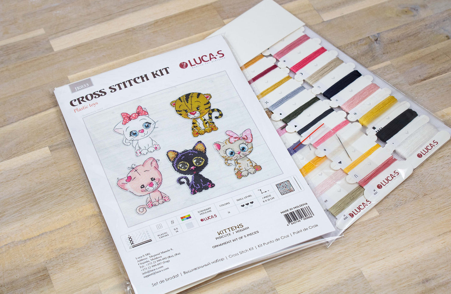 Kittens - JK033 Luca-S - Cross Stitch Kit