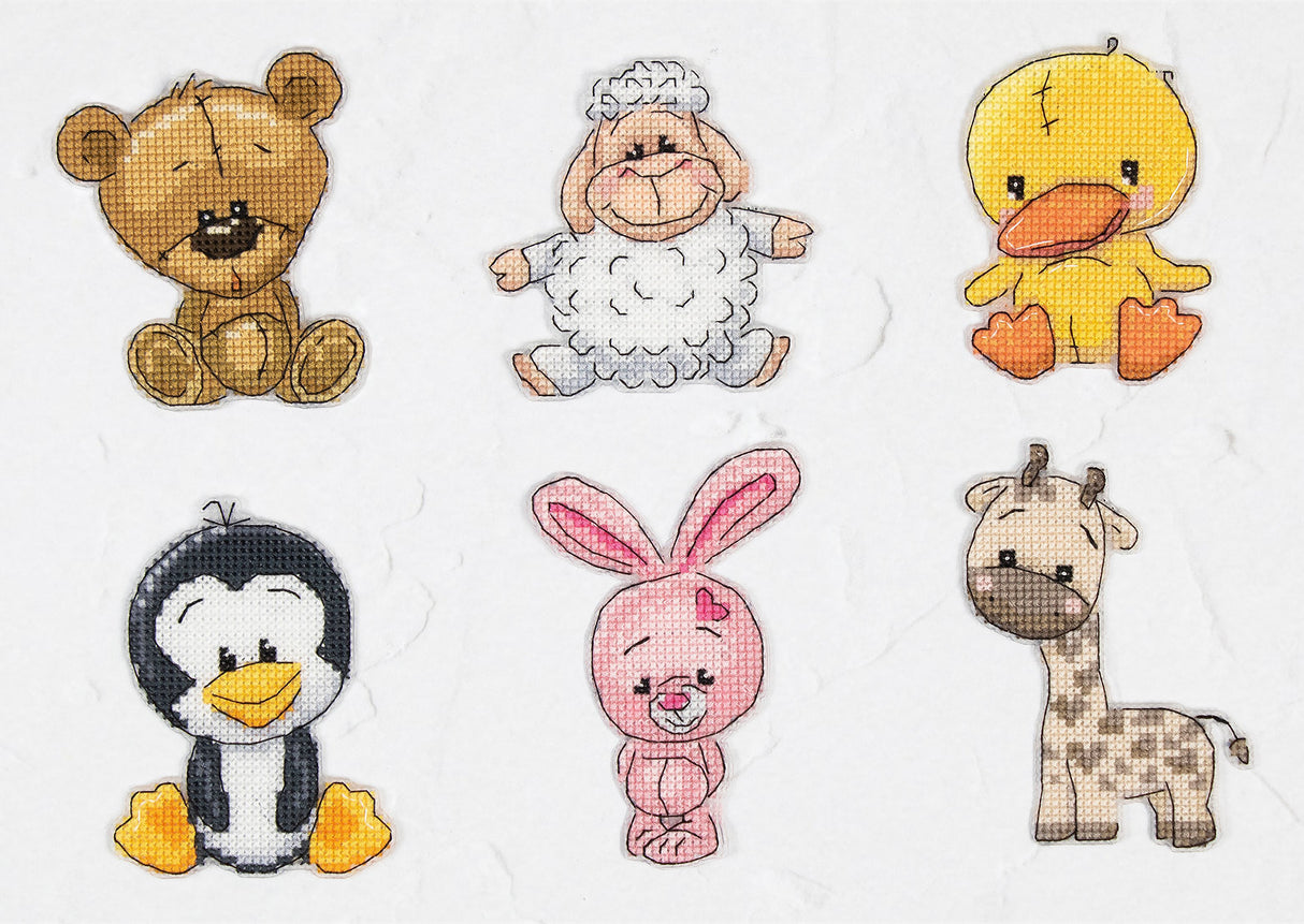 Cross Stitch Kit Animals Friends No.2 by Luca-S - JK039
