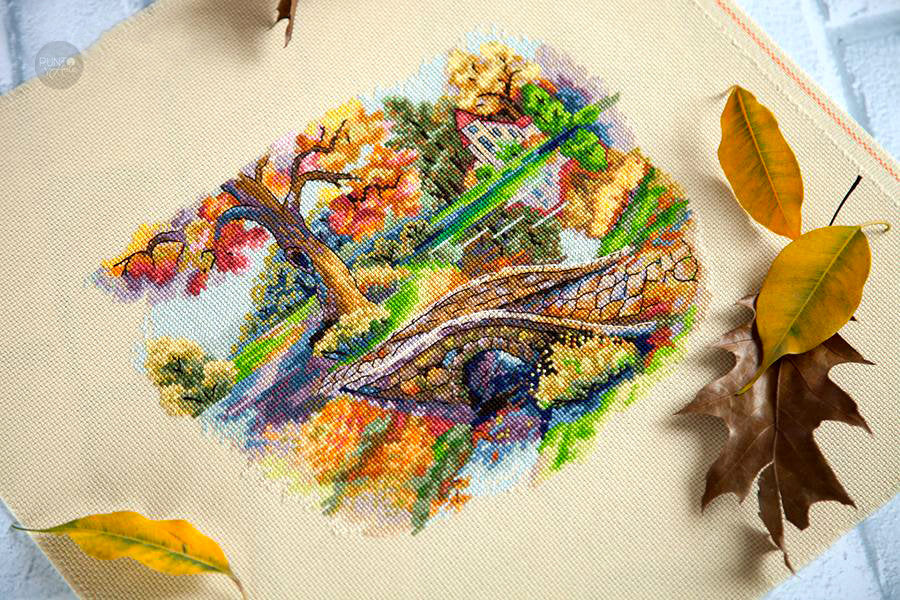 Autumn Landscape - K-103 Merejka - Cross Stitch Kit