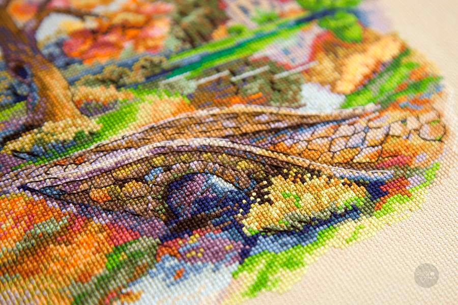 Autumn Landscape - K-103 Merejka - Cross Stitch Kit