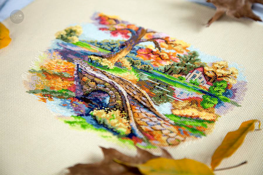 Autumn Landscape - K-103 Merejka - Cross Stitch Kit