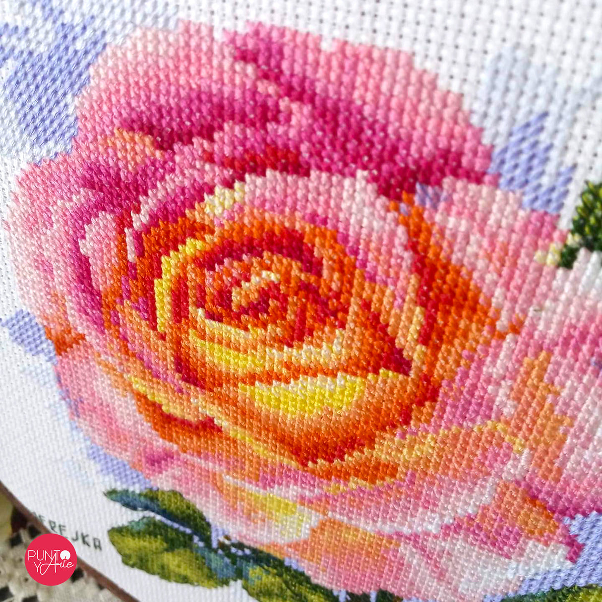 K-138 Pink - Merejka - Cross stitch kit