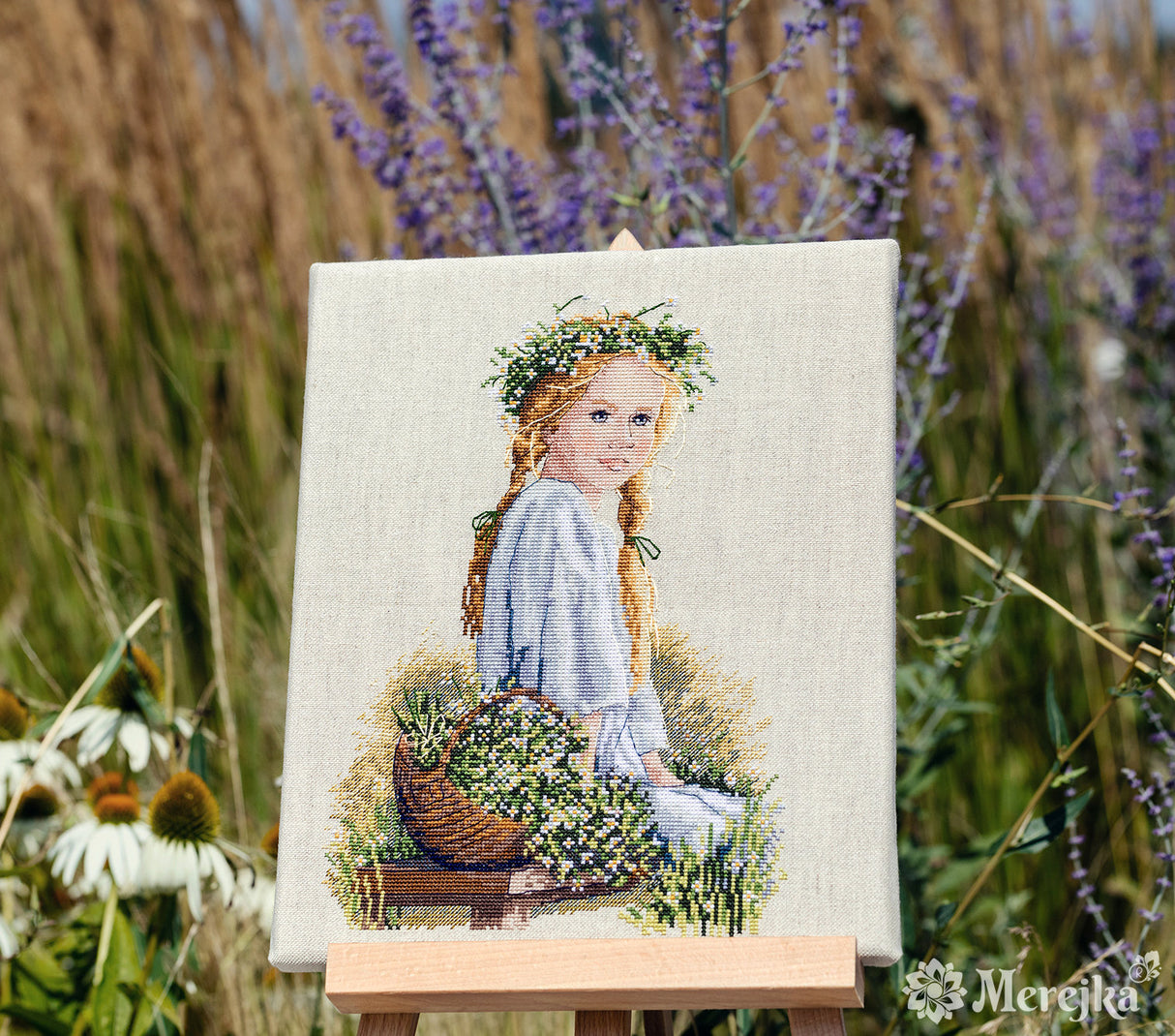 Merejka K-142 Daisies Cross Stitch Kit